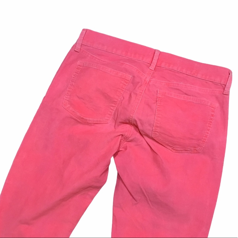 GAP Neon Pink Corduroy Legging Jean Skinny 27r - Picture 6 of 8